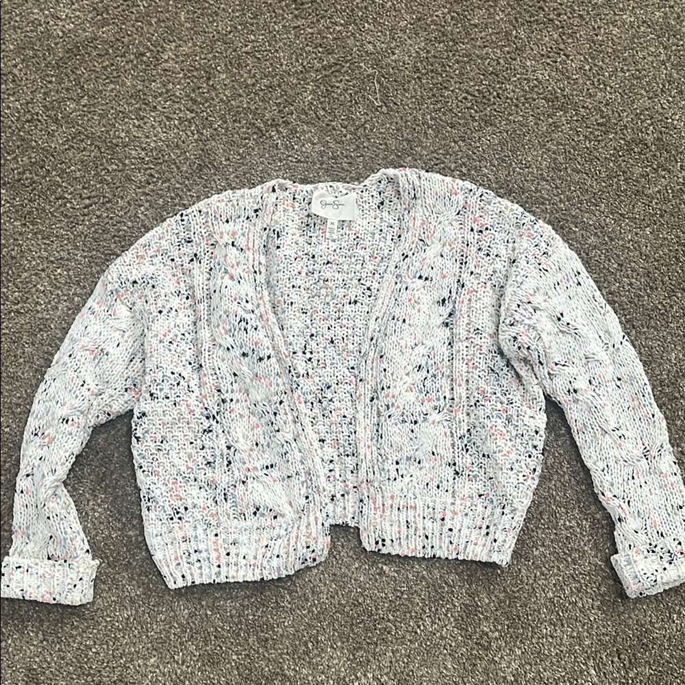 Speckled Cardigan Sweater